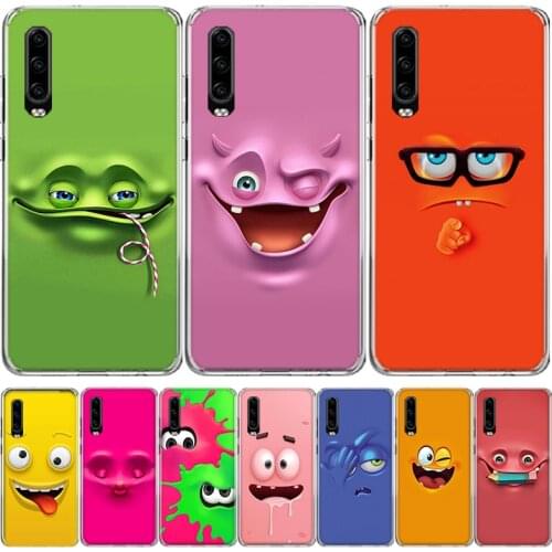 Funny Face Soft Phone Case For Huawei Mate 30 20 10 P40 P30 P20 P10 Pro Lite P Smart Z Plus 2019 2018 Cover Coque