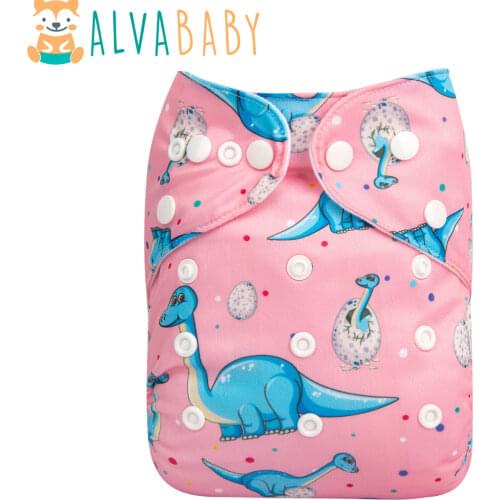 New Arrival! 2020 Alvababy Eco-friendly Cloth Diapers Baby with 1pc Reusable Insert