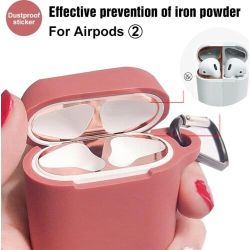 Internal Metal Dustproof Sticker for Apple AirPods 2nd Case Dust Patch for Air Pods 2 Case Protection Sticker Accessories