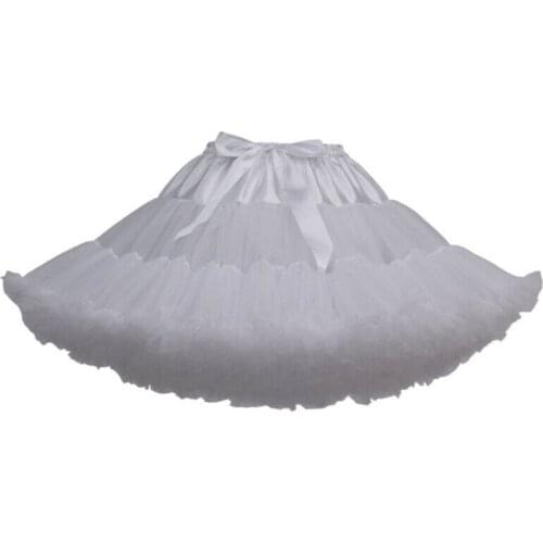 Lolita Petticoat Crinoline Underskirt Cosplay New Women Tutu Skirts Fluffy Dance