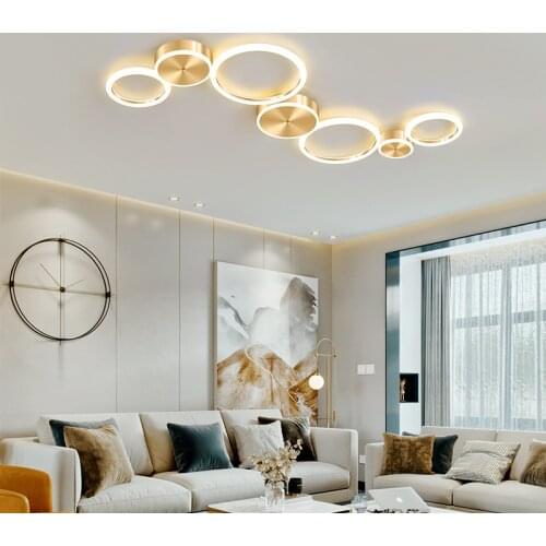 Modern LED Ceiling Lightings with Remote Control Minimalist Novelty Home Art Decor Living Dining Room Ceiling Lamp Fixtures