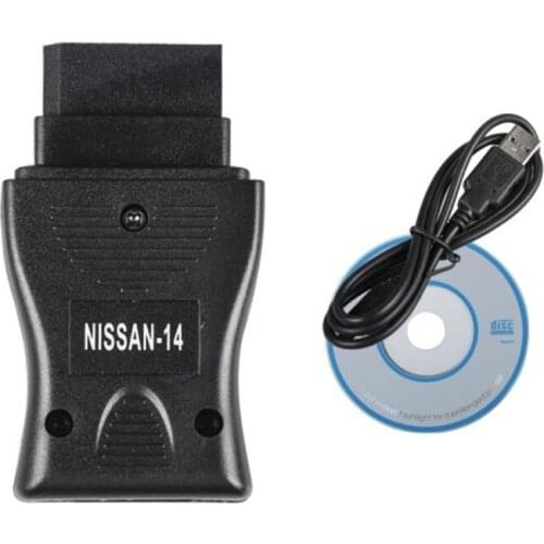 14 Pin For Nissan Consult Interface USB Car Diagnostic OBD Fault Code Cable Tool