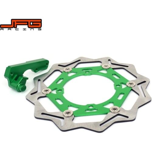 270mm Front Floating Brake Disc Rotor And Bracket For KAWASAKI KX125 KX250 2006-2008 KX250F KX450F 2006-2015 KLX450R 2007-2015