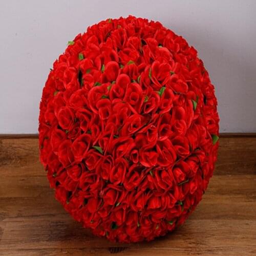 50CM Large Wedding Shooting Props Kissing Balls Artificial Flower Ball Ornament Shopping Malls Opened Decoration Free Shipping