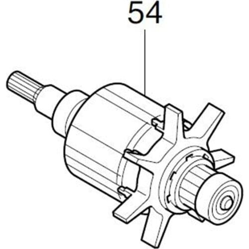 AC220-240V MAKITA 619306-1 Rotor Motor Armature for BFT022FZ BFT022F Rotor