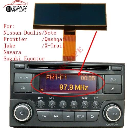 Car Radio for Deawoo AGC-0071RF LCD Screen Pixel Repair For Nissan Qashqai X-Trail Frontier juke Dualis Navara Suzuki Equator