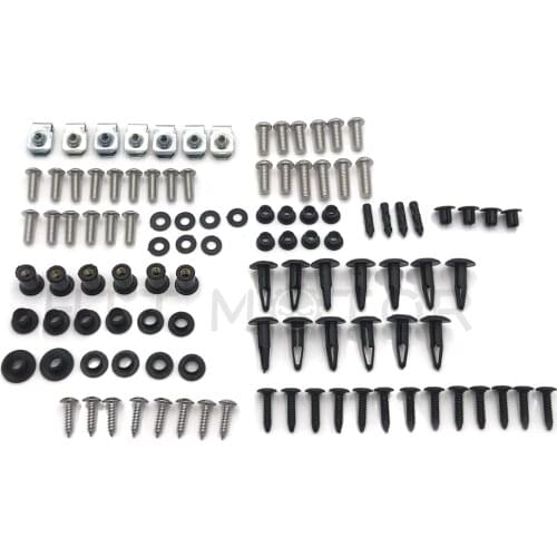 Aftermarket Free shipping Complete Fairing Bolt Kit Stainless Body Screws for SUZUKI 2005 2006 GSXR 1000
