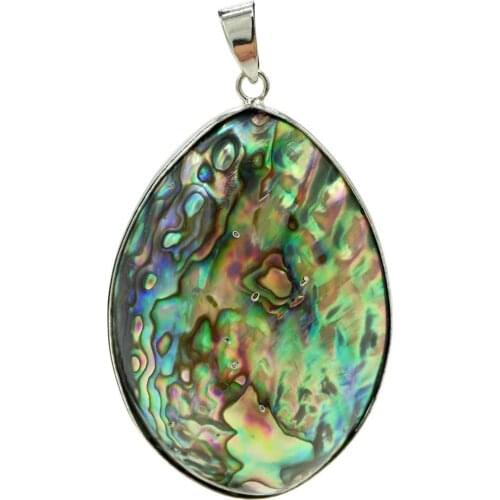 Free Shipping Women Fashion Jewelry Beautiful New Zealand Abalone Shell Art Pendant Bead 1pcs C8555