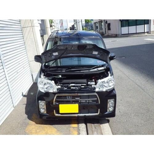 For 2009 2010 2011 2012 2013 2014 Daihatsu Tanto Exe Wagon Front Hood Bonnet Gas Struts Lift Support Shock Damper Carbon Fiber