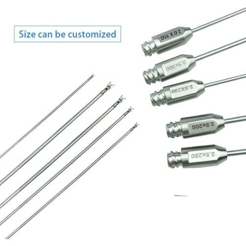 Injection Cannula V Port Peeling and Filling Fat Injection Needle Fat Transplantation Kit