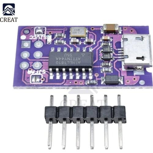 Micro USB Tiny AVR ISP ATtiny44 ATTiny45 ATTiny85 USBTinyISP Programmer Module For Arduino IDE Bootloader ISP Microcontroller 5V