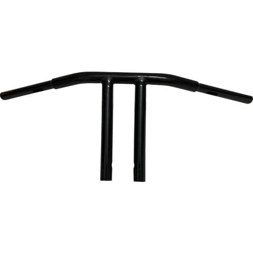 Motorcycle 1-1/4 Rise Straight T-Bars Handlebar Drag Bars For Harley FLST FXST Sportster XL DYNA