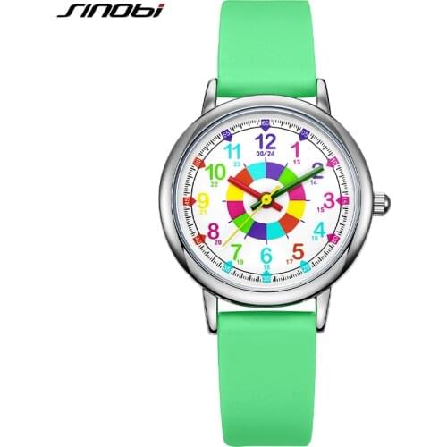 SINOBI Original Lady Design Women Quartz Wristwatches Fashion Young Girl Watches Creative Colorful Woman Clock Relogio Feminino