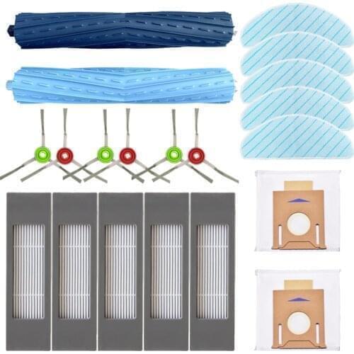 Main Brush Side Brush HEPA Filter Cleaning Cloth Mops For Ecovacs OZMO T9AIVI Robot Vacuum Cleaner Accessories