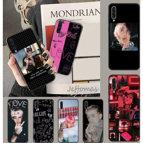 Lil Peep Lil Bo Peep Pop Silicone Black Phone Case For Samsung galaxy S 7 8 9 10 20 edge A 6 10 20 30 50 51 70 note 10 plus
