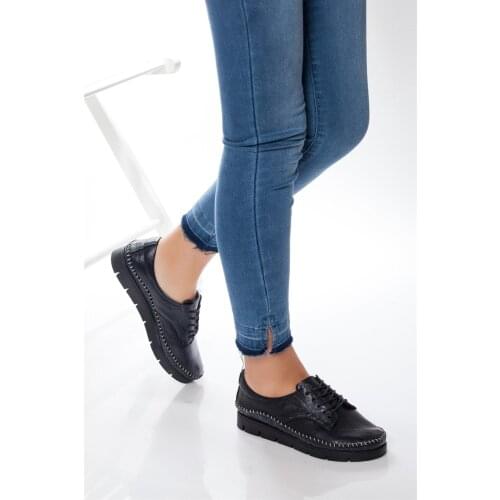 Women Leather Comfort Shoe 4 Season