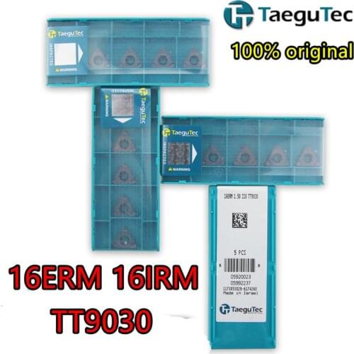 16ERM 16IRM AG60 A60 G60 1.00 1.25 1.50 1.75 2.00 2.50 3.00 ISO TT9030 100% original Taegutec carbide Threaded inserts