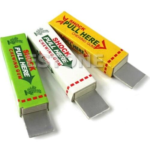 2020 New 1PC Electric Shock Chewing Gum Prank Joke Gag Trick New