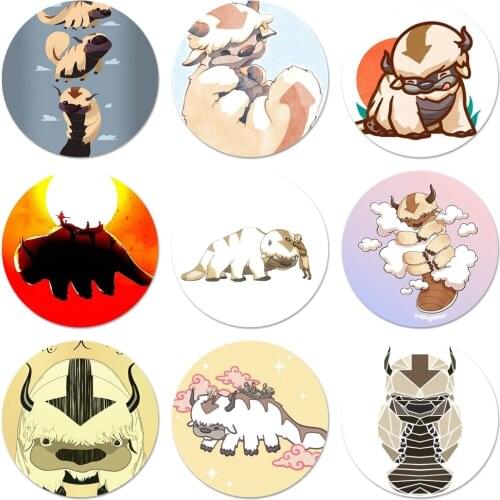 58mm Appa Yip Yip Avatar Badge Brooch Pin Accessories For Clothes Backpack Decoration gift
