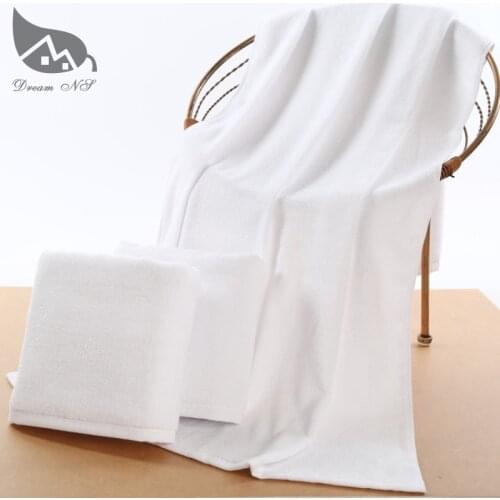 Bath towels large towels large bath towels cotton adult thick SPA hotel beauty gifts absorbent white towels and blue orange