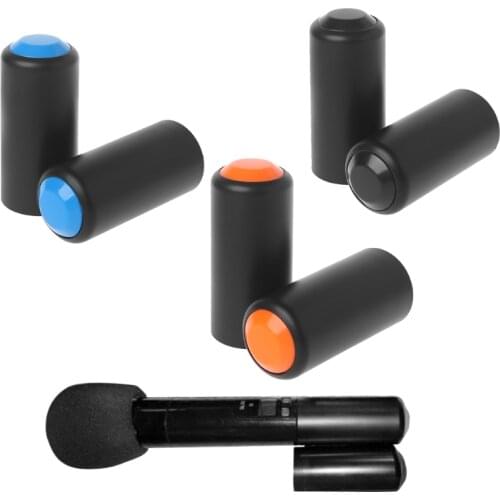 Crust Pro 1 Pair Wireless Microphones Handheld Mic Battery Screw On Cap Cover For Shure Pgx2 Slx2