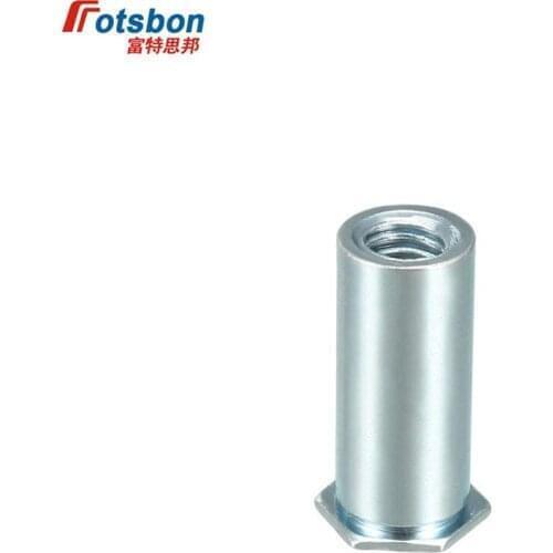 BSO4-6440-6 Blind Hole Threaded Standoffs Self Clinching Feigned Crimped Standoff Server Cabinet Sheet Metal Spacer PEM Rivet PC