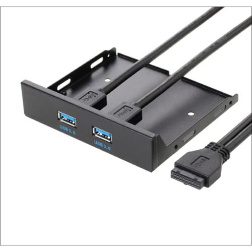 Dual Ports USB3.0 5.25 inch CD ROM Drive Bay Front Panel For Custom Desktop Computer Case