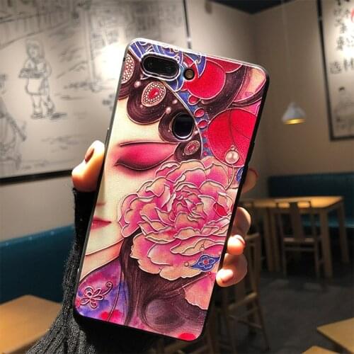 For OPPO Reno R17 R11S R11 R9S R9 A59 A59S A79 A77 A57 A39 R15X K1 Plus Pro R15 A83 Case 3D Relief Drawing Shockproof Cover
