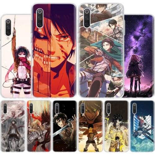 Attack on Titan 3 Season Phone Case For Xiaomi Mi Note 10 11 9 8 10T 9T CC9 5X 6X Poco F1 X3 F2 Pro Lite Ultra A1 A2 A3 Coque Co
