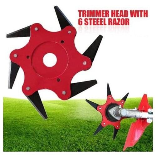 Metal Grass Trimmer Head Parts Blade Brush Cutter Universal Garden Grass Trimmer Metal Head Chain Accessories Starter Trimmer