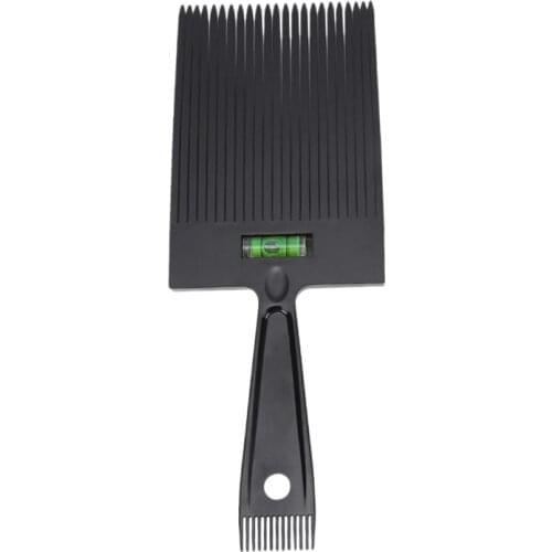Extra Big Flattopper Comb Large Wide Fork Flat Combs with Balance Ruler Flat Topper Styling Hair Brushes