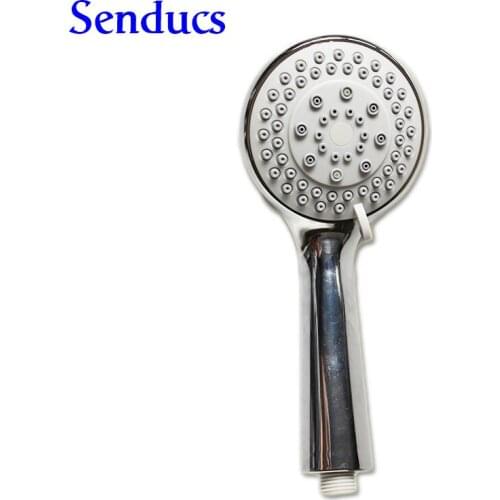 Free shipping ABS bath shower hand with hose net sets 3 function water pressure spray contemporary handshower head wall mounted