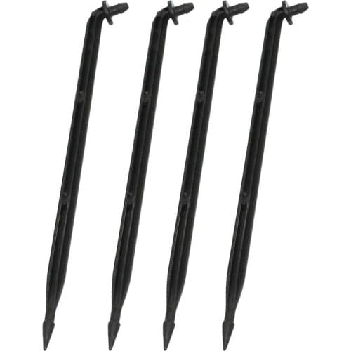 10Pcs Barbed Elbow Arrow Dripper Garden Agriculture Drip Irrigation Emitter 3mm Curved Arrow Sprinklers Plant Watering Fittings
