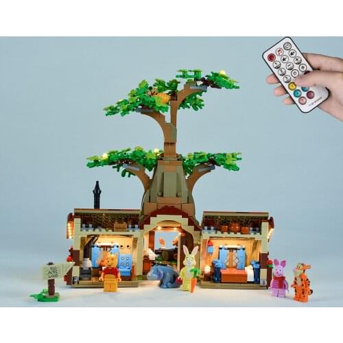 Led Light Set for 21326 Winnie Bear Tree House Building Blocks Only Lighting Kit No Model