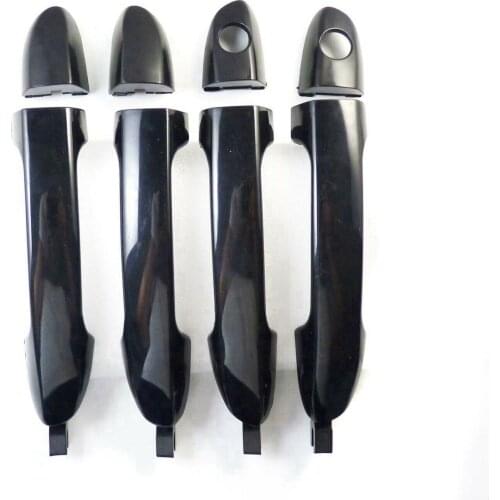 OEM 826502F000 826602F000 836502F000 836602F000 4pcs 1 set Exterior Black Door Handle Catch 8EA For KIA Cerato Spectra 2003-2008
