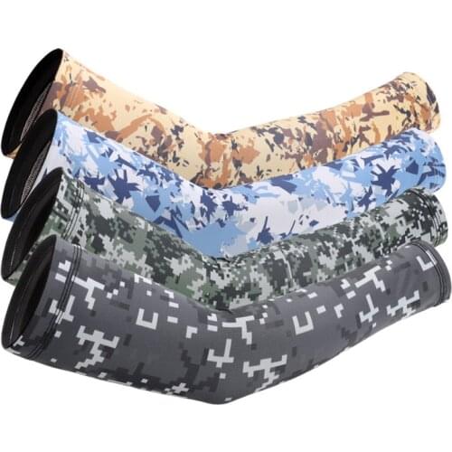 Man Sun Protection Sleeves Summer Large Size Camouflage Ice Sleeves Riding Ladies Electric Bike Gloves Ice Silk Thin Arm Guard