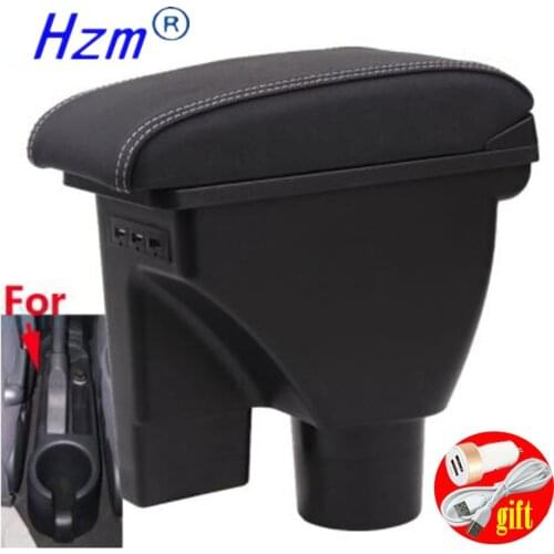 For HYUNDAI Getz Armrest Retrofit parts dedicated Car Armrest Center Storage box car accessories band USB Easy to install