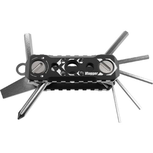 Portable Photography Multifunctional combination tool with 1/4" 3/8" screw ARRI standard Tool for Photographer Cameras