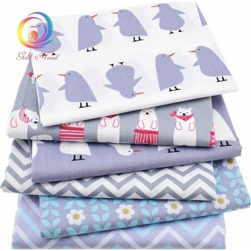 Haisen,Cartoon Series, Printed Twill Cotton Fabric,For DIY Quilting Sewing Baby&Child Sheet,Pillow,Cushion Material,Half Meter