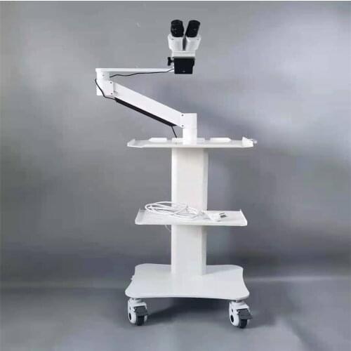 Dental Lab Equipment Hd Surgical Operation Root Canal Treatment Digital Camera Usb Dental Oral Surgical Microscope with Cart