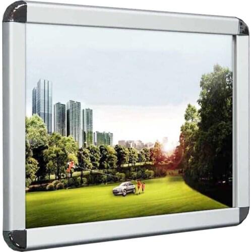 Pack/5units) Aluminium Snap Shut Poster Frames,Poster Display Frame with 25mm Border and Round Corner YAPF-002