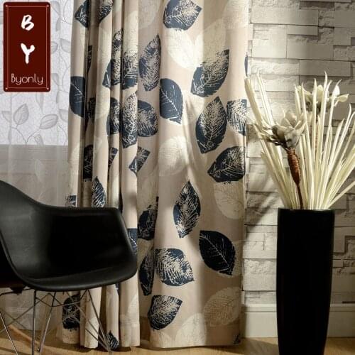 Bedroom Living Room Curtain Curtain Fabric Spot Pastoral American Curtain Cotton Linen Curtain