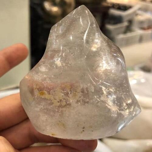 1pc High 8-10cm 220-320g Natural Crystal Mineral Quartz Body Torch Light Spirit Home Room Desk Decoration Direct factory stores