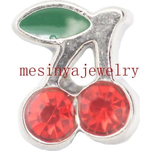 10pcs Cherry Custom Floating Charms For Glass Locket