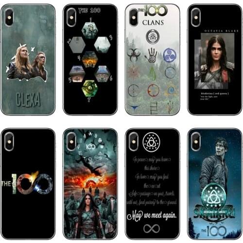 The 100 Skaikru Transparent Phone Case For iPhone 12 11 Pro Max Mini XS Max XR X 8 7 Plus 6 6S Plus 5 5S SE 2020