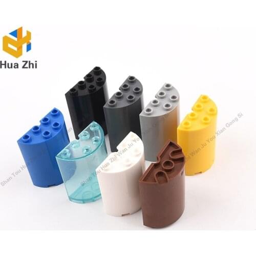 Building Blocks Parts 6259 6PCS Cylinder Half 2 x 4 x 4 LEGOING MOCS Education