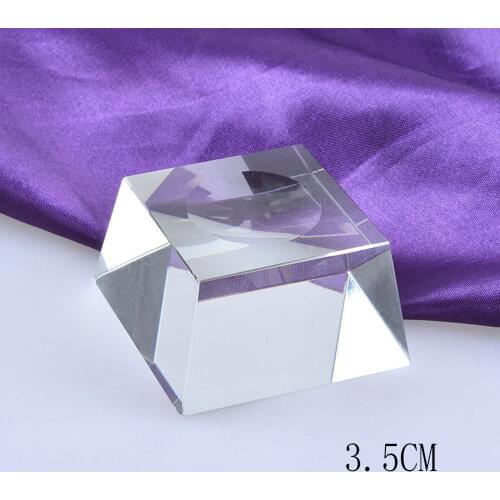 Blocks Crystal Ball Base Clear Glass Display Stand Holder Practical Dimple Home Décor 2019 Useful Durable High Quality