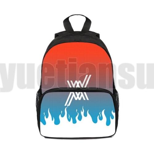 3D Sexy ZERO TWO Backpack Children Anime Bag Kids Kindergarten Cartoon Darling In The Franxx Backpack Travel 12/16 Inch Mini Bag