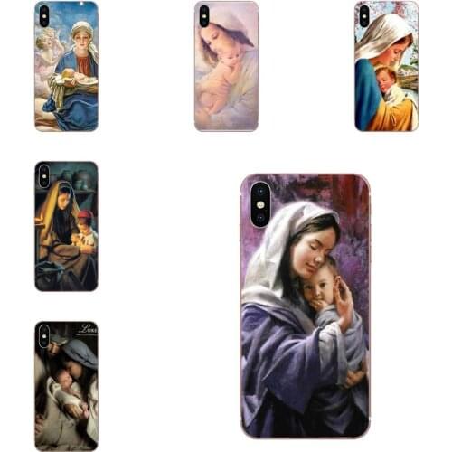 Virgin Mary Christian Christmas Jesus For Samsung Galaxy A51 A01 A81 S9 S8 Plus S20 S10 Plus A50 A70 A40 A71 Soft Art Cover Case