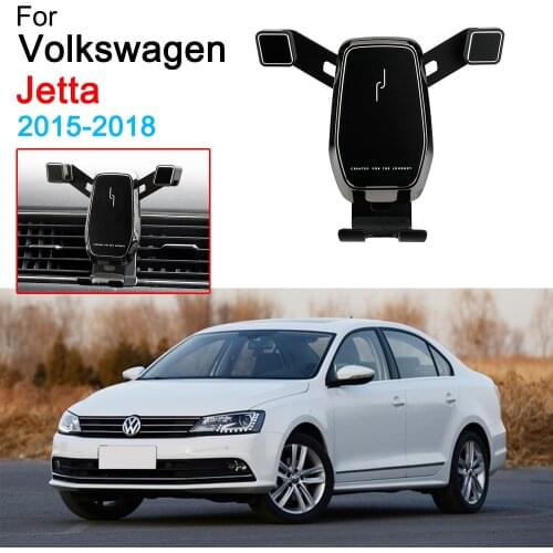 Gravity Car GPS Stand Air Vent Clamp Mobile Phone Holder for Volkswagen VW Jetta MK6 Accessories 2015 2016 2017 2018